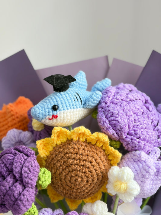 🦈 Shark Graduation Bouquet | Swim Towards Your Dreams 🌊