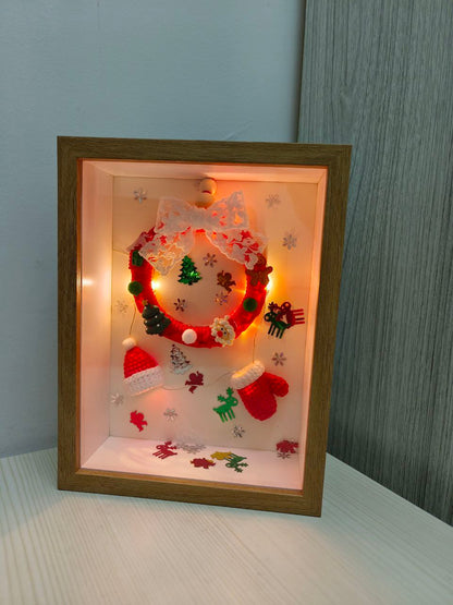 Christmas Wreath Frame | Christmas Gift 🎄🎅🏼 (7 Inches)