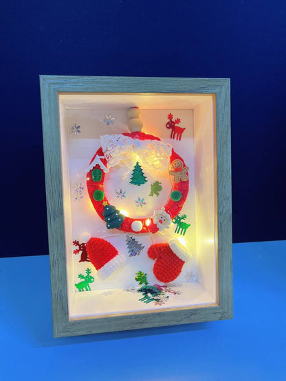 Christmas Wreath Frame | Christmas Gift 🎄🎅🏼 (7 Inches)