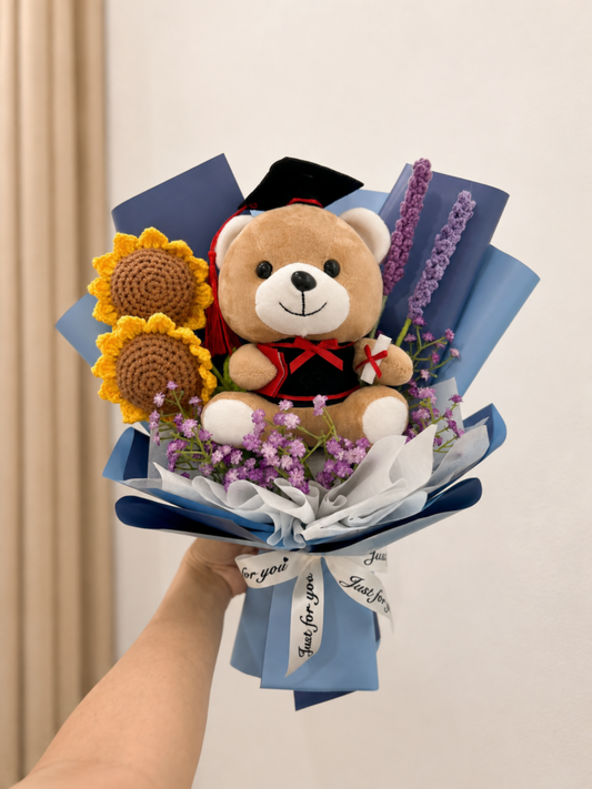 Graduation Teddy Bear Bouquet 🧸🎓 - 4th Edition