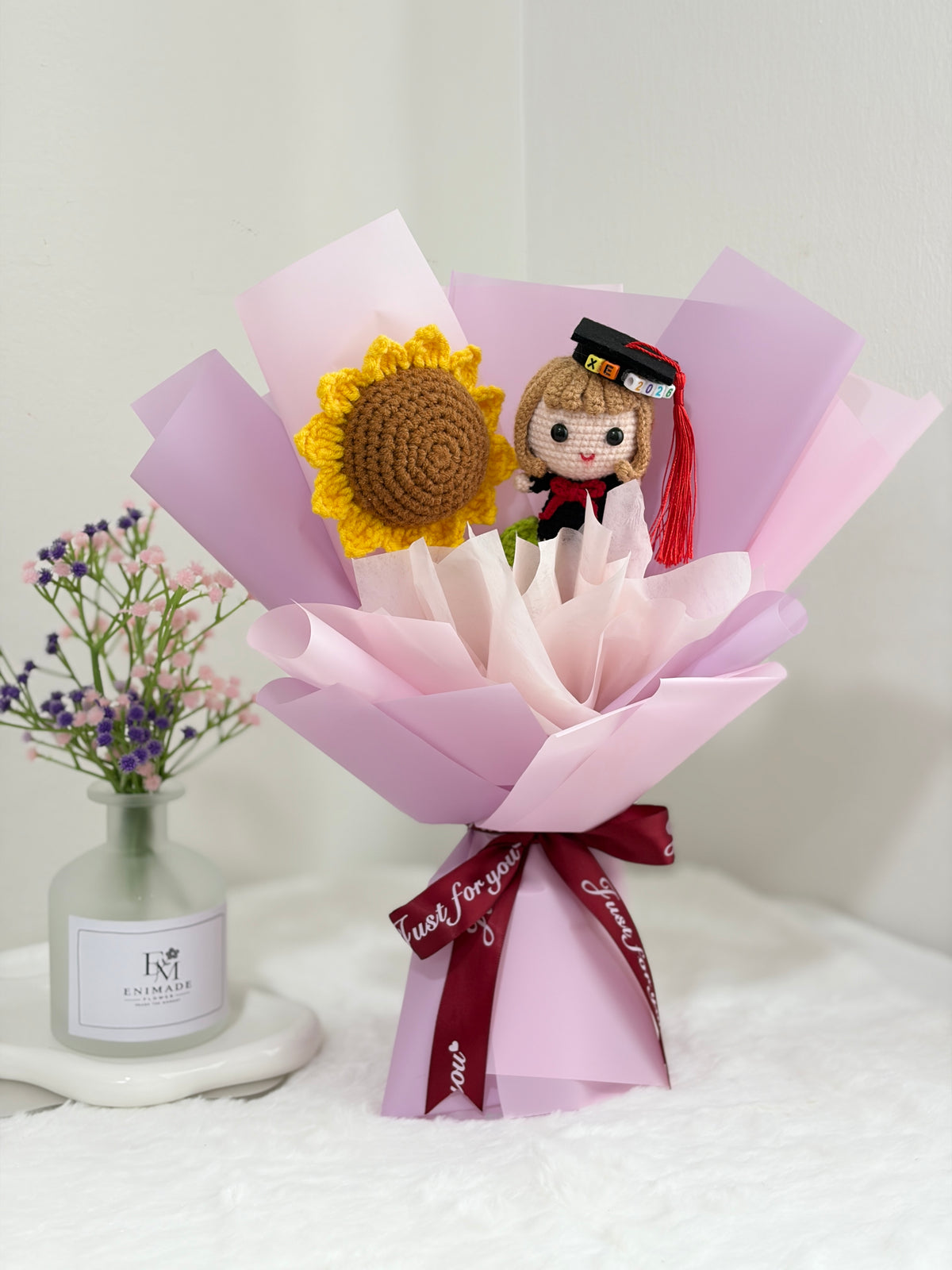 Single Sunflower Graduation Bouquet 🎓🌻