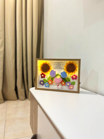 Love Flower Garden Frame | Love Grows Together ❤️🌻
