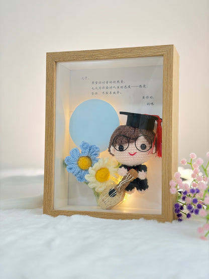 Music Graduation Flower Frame | Follow Your Own Melody 🎓🎸 (8 Inches)