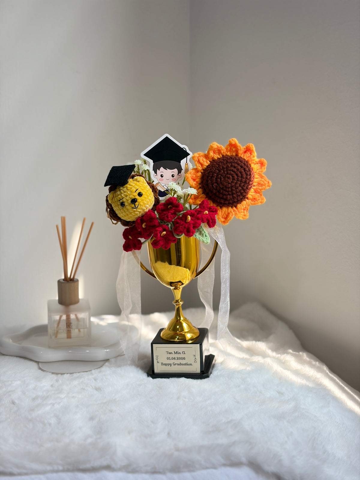 Graduation Trophy Bouquet | Wild Forest 🌳🎓🏆