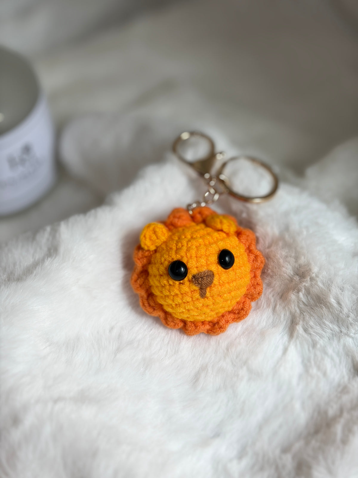 [CLEAR STOCK] Mini Lion Keychain 🦁