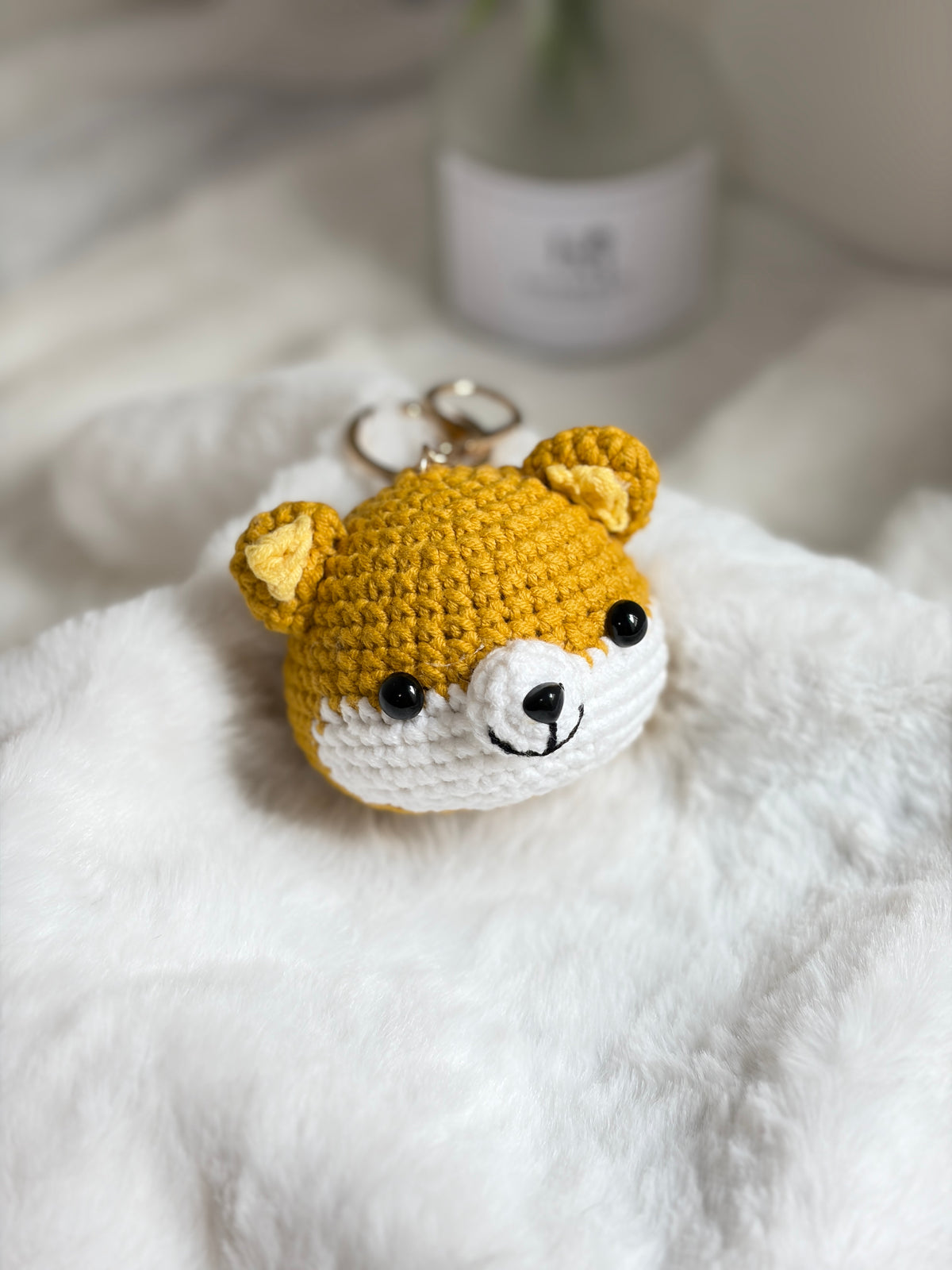 [CLEAR STOCK] Corgi Dog Keychain 🐶