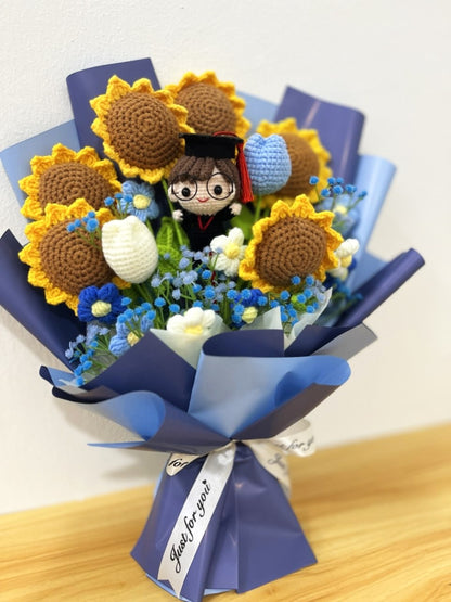 Sunflower Garden Graduation Bouquet | Bright Future Ahead 🌻🎓