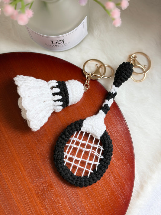 2 In 1 Badminton Set Keychain 🏸