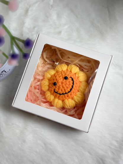 Smiling Sunflower Keychain 😊🌻