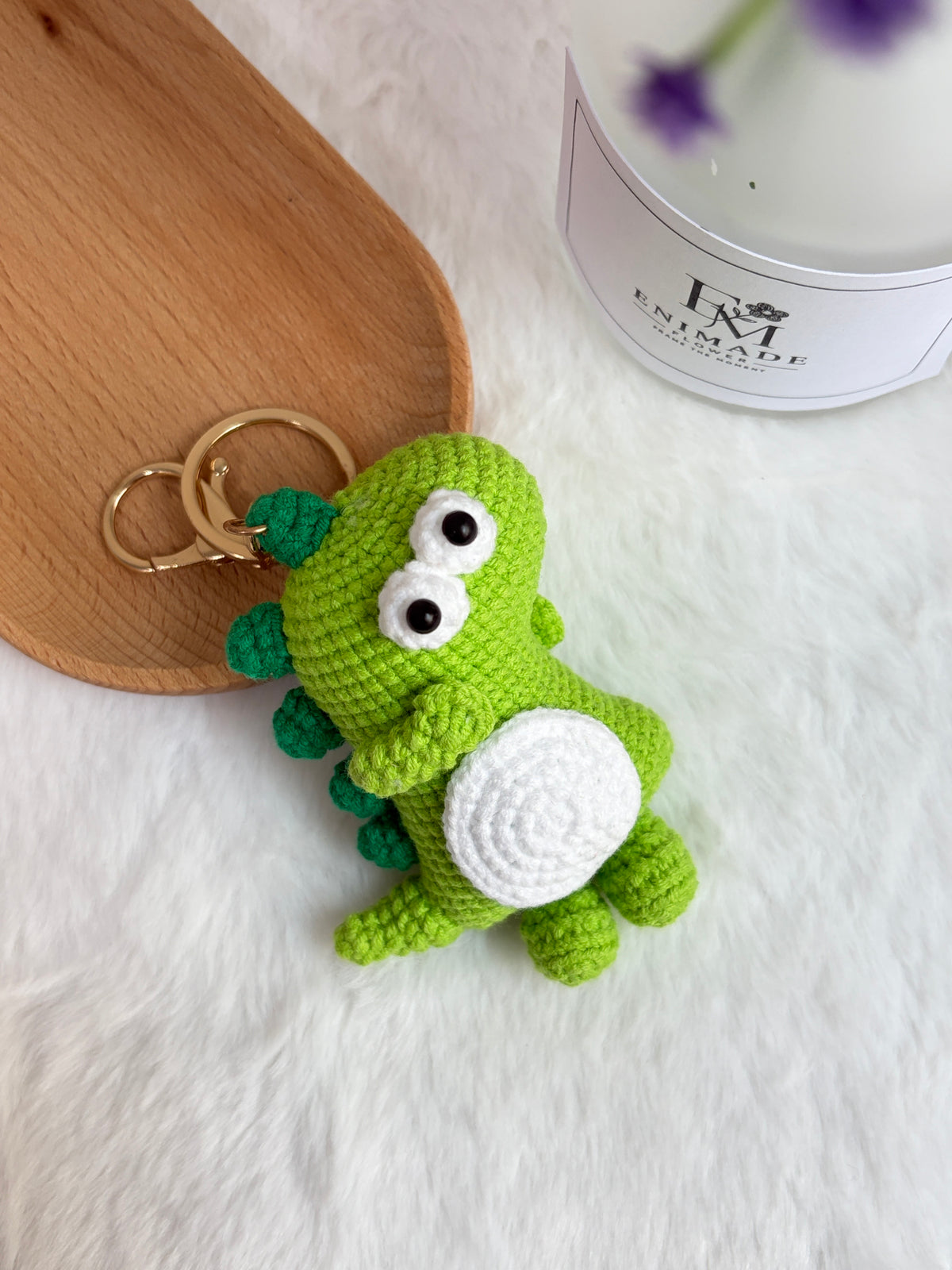 Green Dinosaur Keychain | Dino 🦖