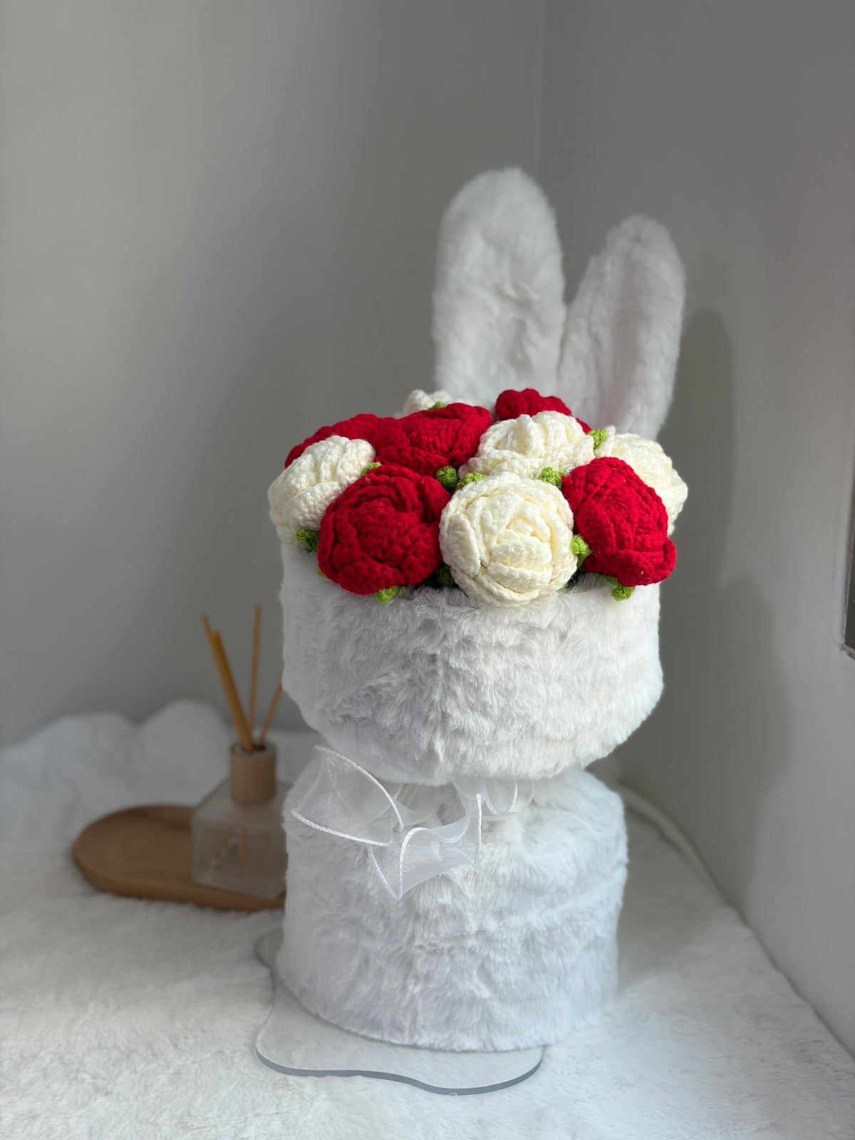 Bunny Rose Flower Pot | Wedding Valentines Gift 🐰🌹