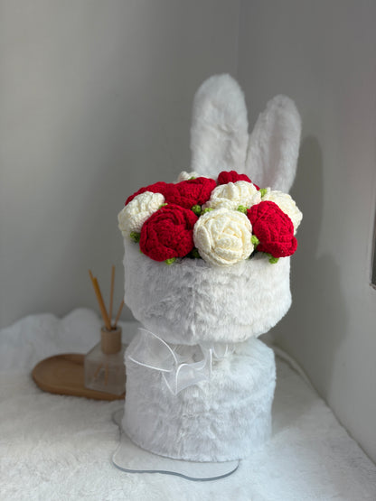 Bunny Rose Flower Pot | Wedding Valentines Gift 🐰🌹