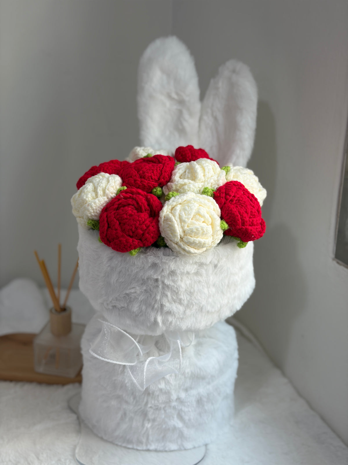 Bunny Rose Flower Pot | Wedding Valentines Gift 🐰🌹