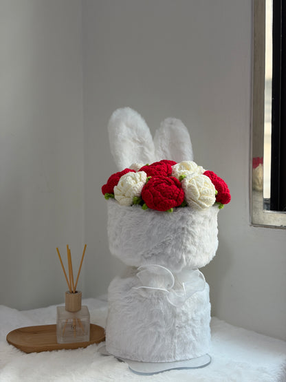 Bunny Rose Flower Pot | Wedding Valentines Gift 🐰🌹