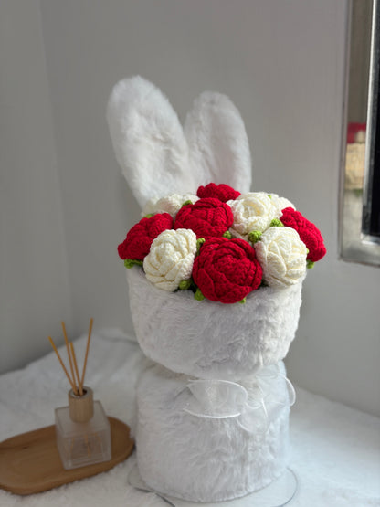 Bunny Rose Flower Pot | Wedding Valentines Gift 🐰🌹