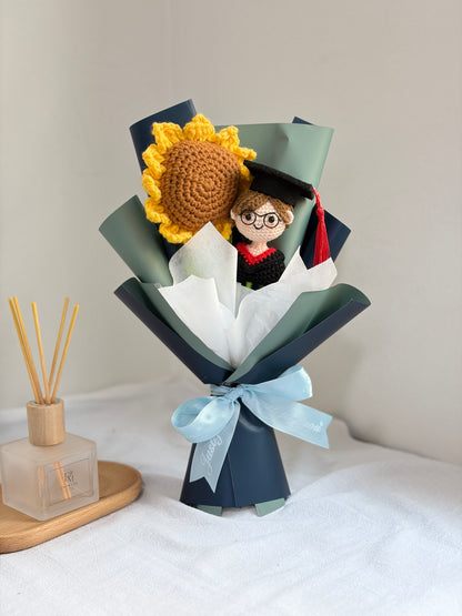Sunflower Graduation Bouquet | Simple Delight 🎓