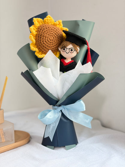 Sunflower Graduation Bouquet | Simple Delight 🎓