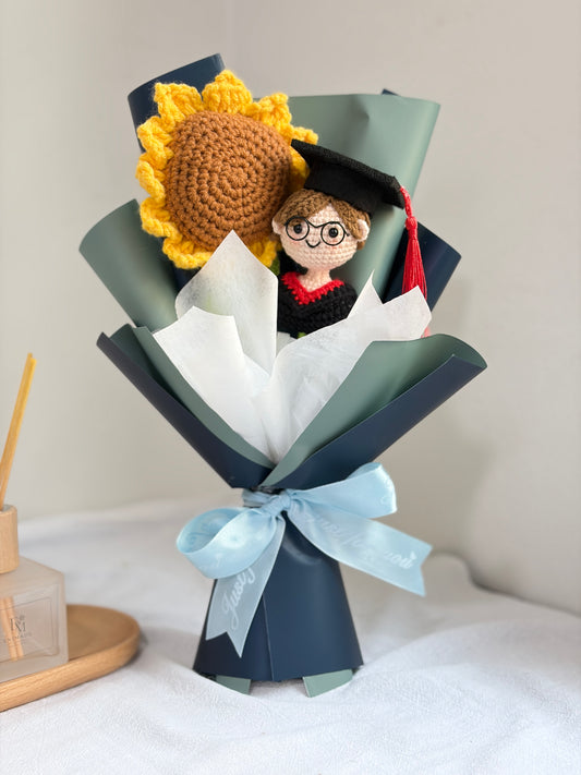 Sunflower Graduation Bouquet | Simple Delight 🎓