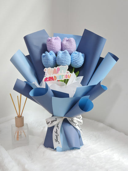 Tulip Goodness Graduation Bouquet 🎓