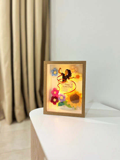 Teacher's Day Flower Frame | Celebrate Her 🌸💖