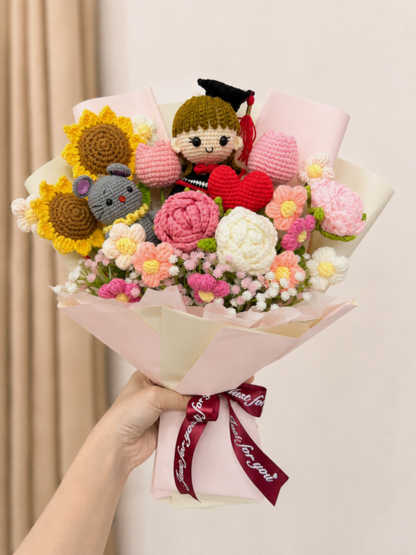 Deluxe Graduation Bouquet | Zodiac Animals Flower Bouquet