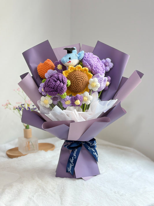 🦈 Shark Graduation Bouquet | Swim Towards Your Dreams 🌊