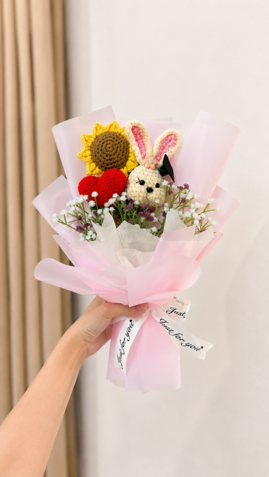 🐰 Bunny Graduation Bouquet 🎓