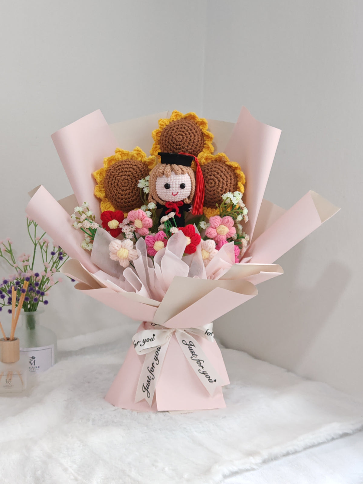 Flower Girl Graduation Bouquet - A Success Future 🎓