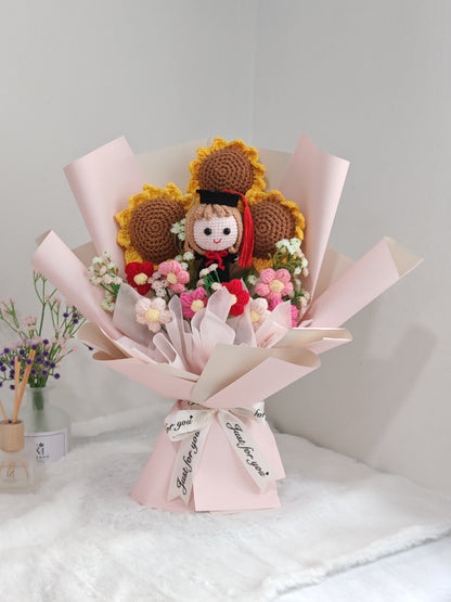 Flower Girl Graduation Bouquet - A Success Future 🎓