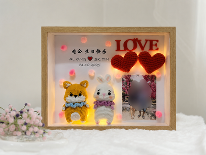 Personalised Couple Photo Frame | Our Love Story ❤️