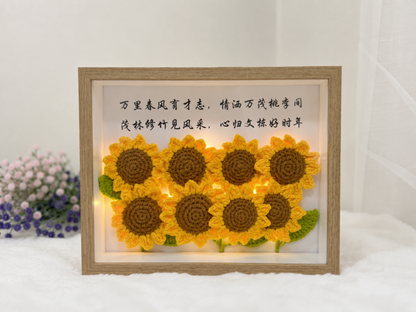 8 Sunflowers Frame | Farewell, Retirement Gift 🌻📸 (A4 Size)