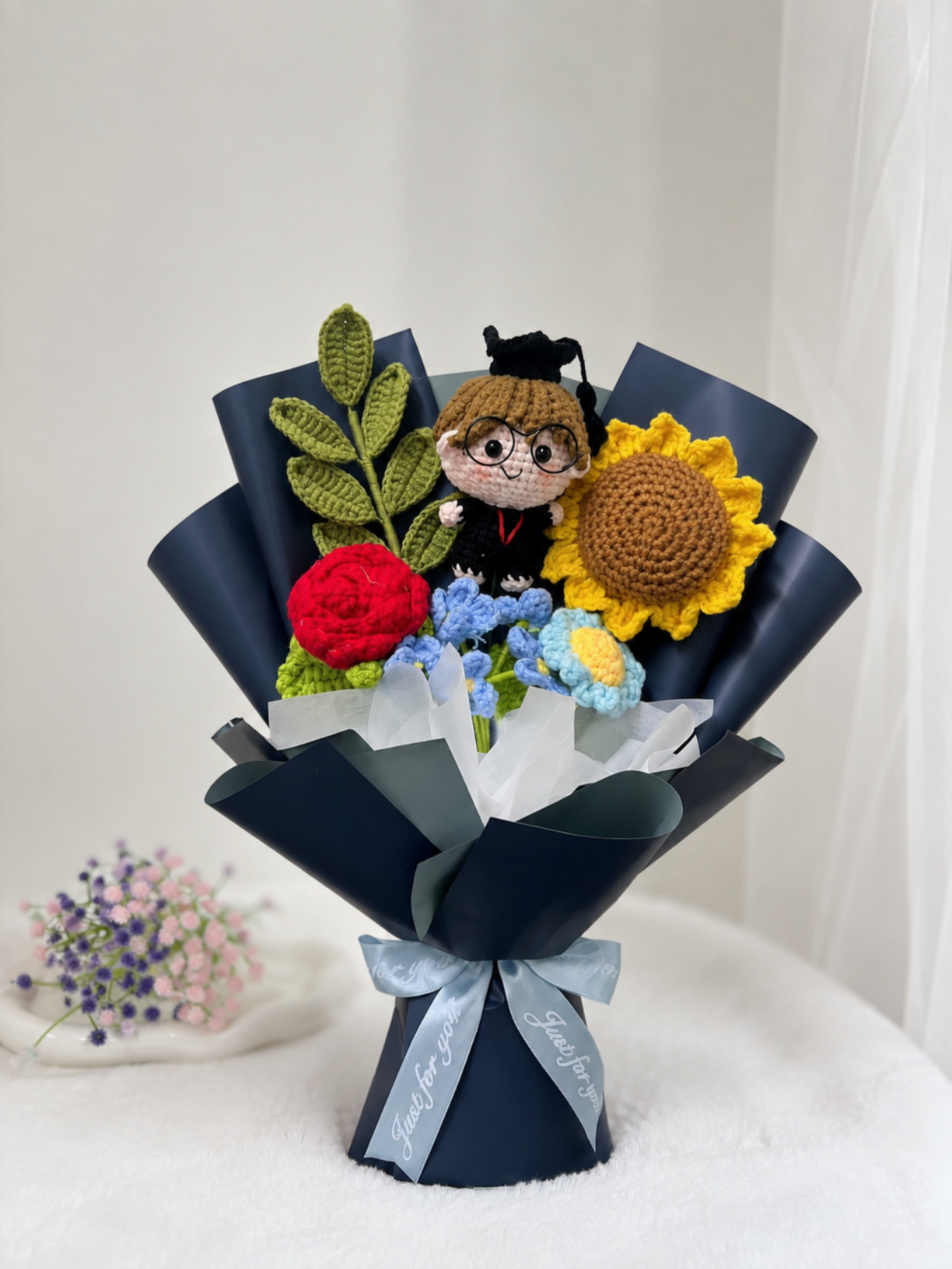 Sunflower Rose Graduation Bouquet | Boy & Girl 🌻🎓