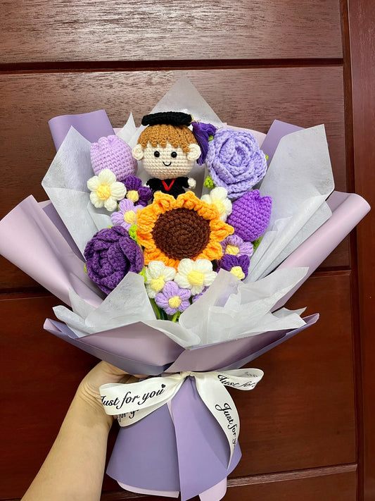 💜 Purple Graduation Bouquet | Dreams in Bloom 🎓