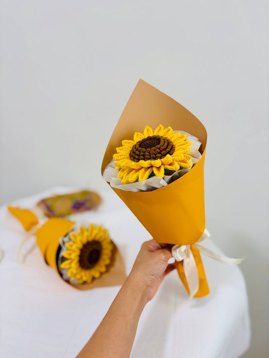 Single Golden Sunflower