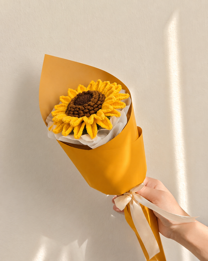 Single Golden Sunflower