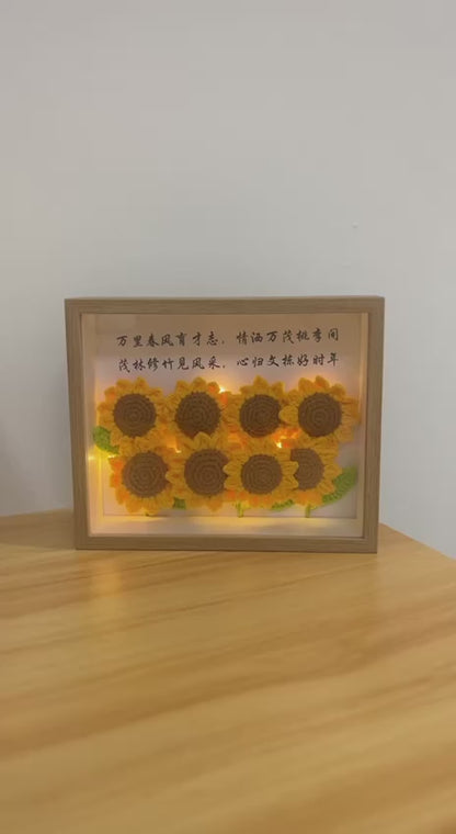 8 Sunflowers Frame | Farewell, Retirement Gift 🌻📸 (A4 Size)