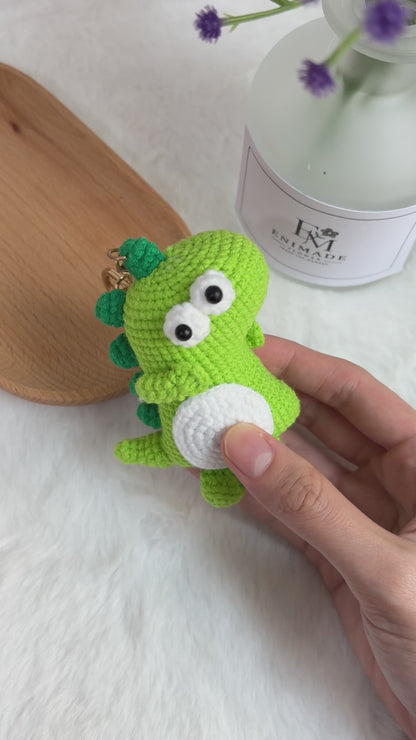 Green Dinosaur Keychain | Dino 🦖