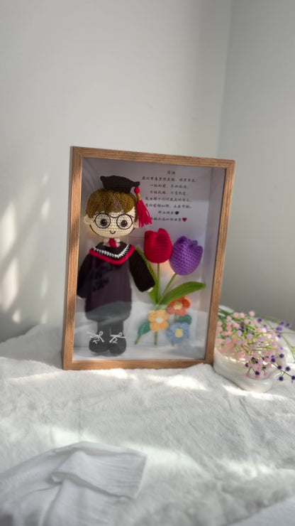 (Boy) Sunshine Graduation Frame | Turn Into Adult 🎓 (Big Doll) (A4 size)